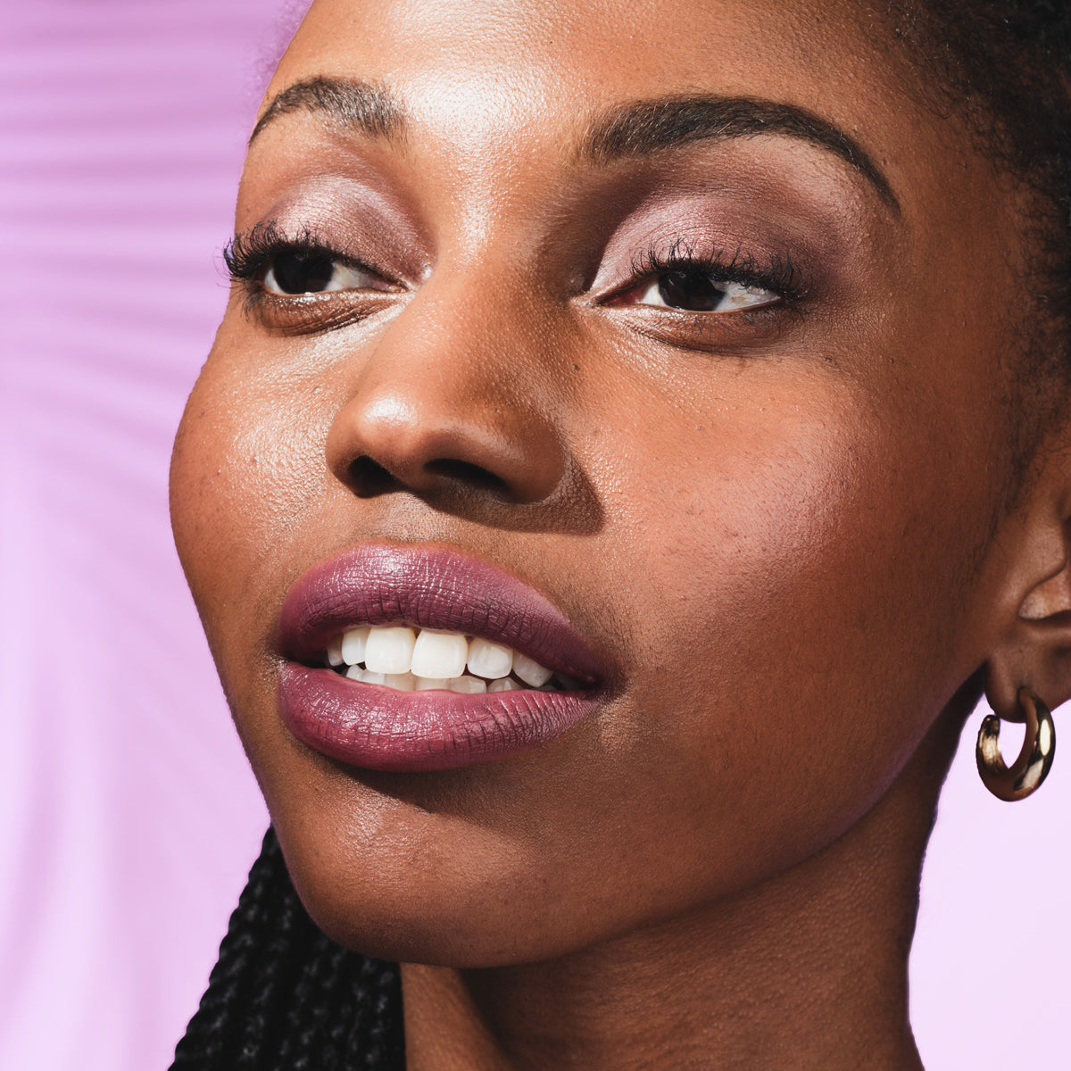 Woman wearing Kissu Lip Tint