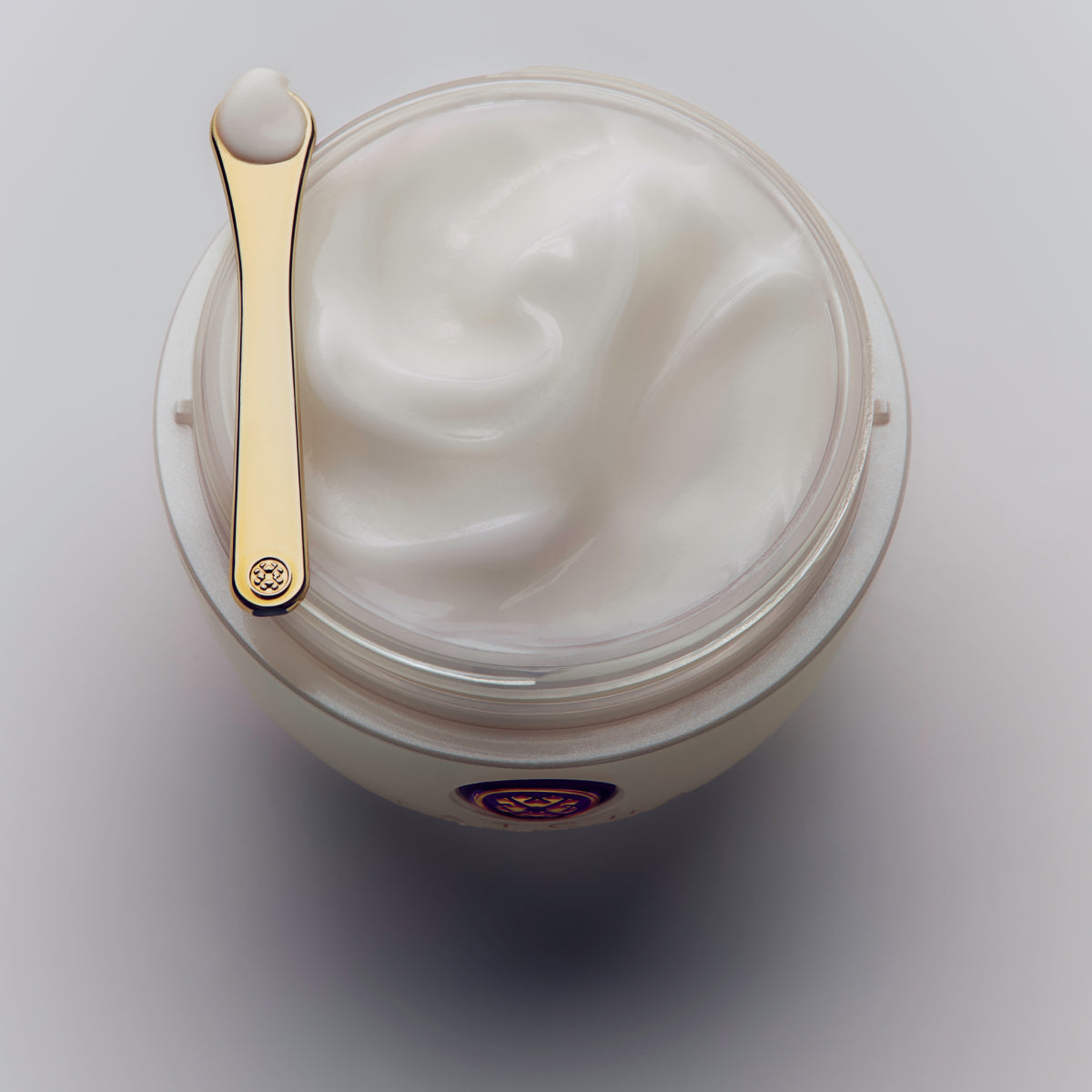 Product texture shot of the Tatcha Silk Cream in the component