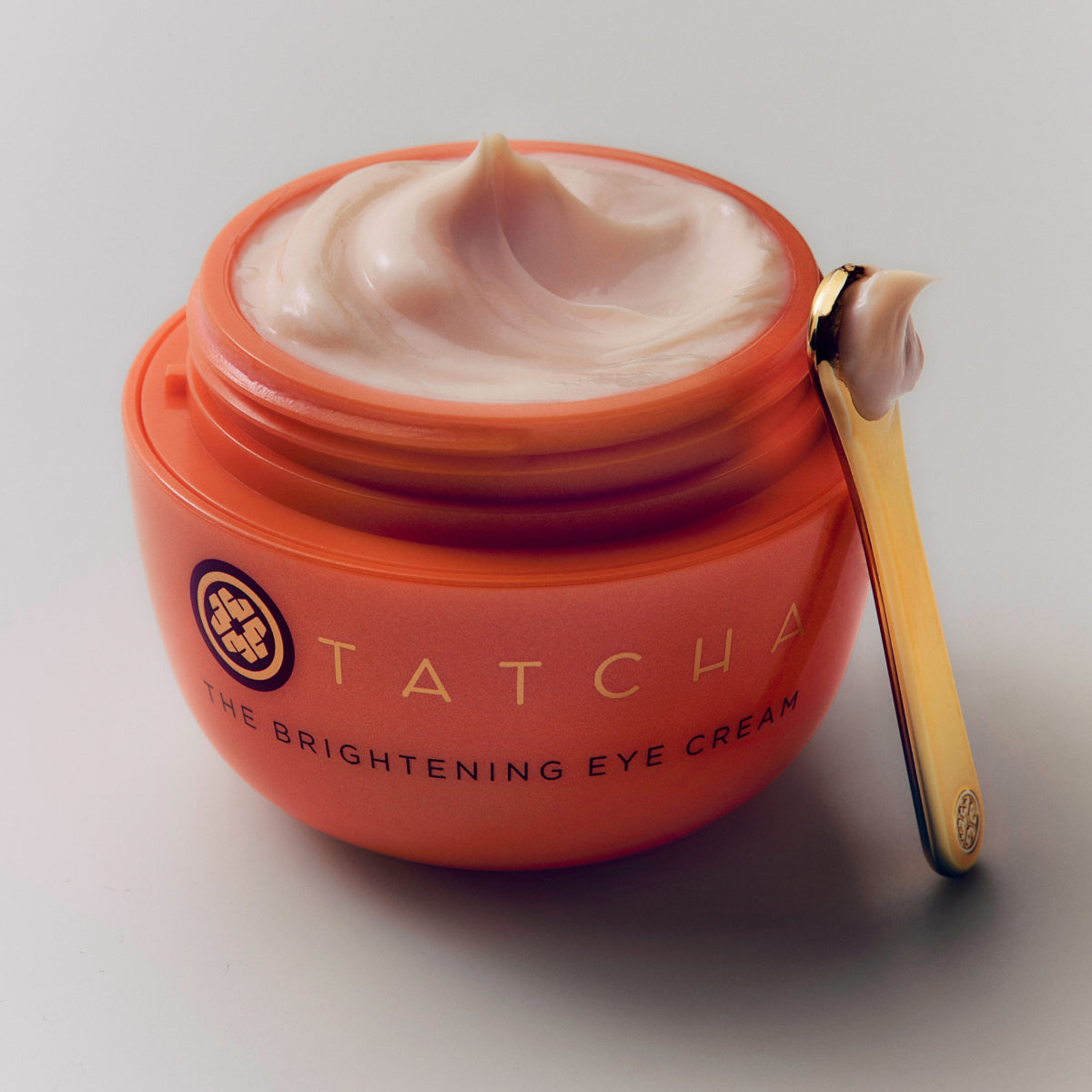 Product texture shot of the Tatcha Brightening Eye Cream in the component