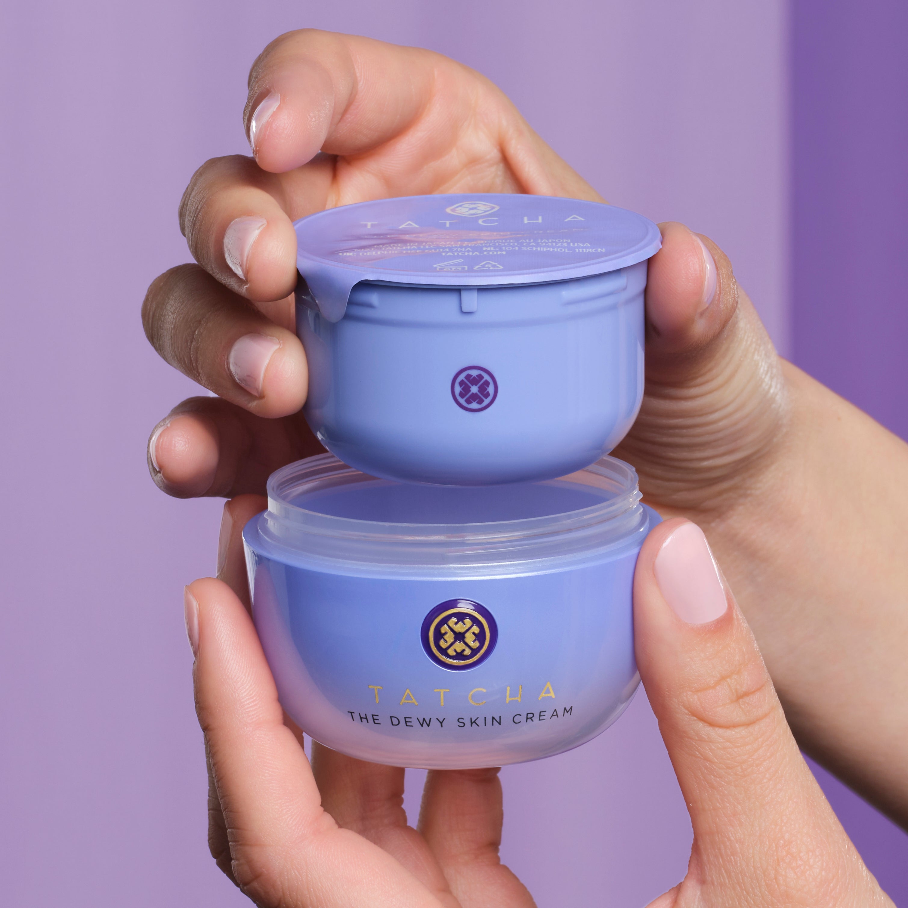 Dewy Skin Cream Refill Pod Insertion