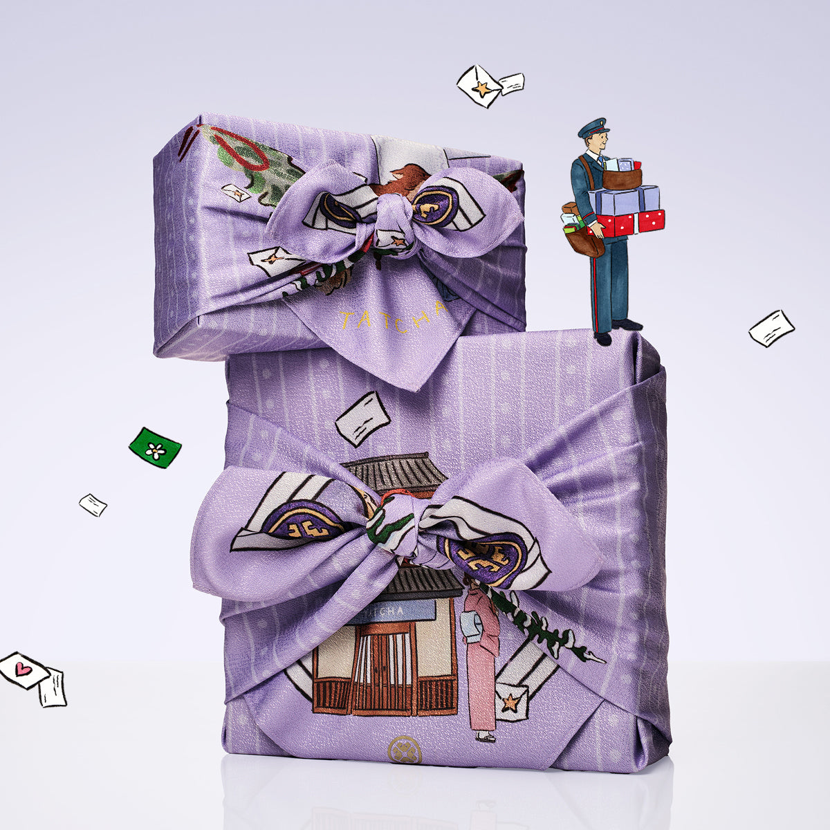 Furoshiki Wrapped Gift Boxes