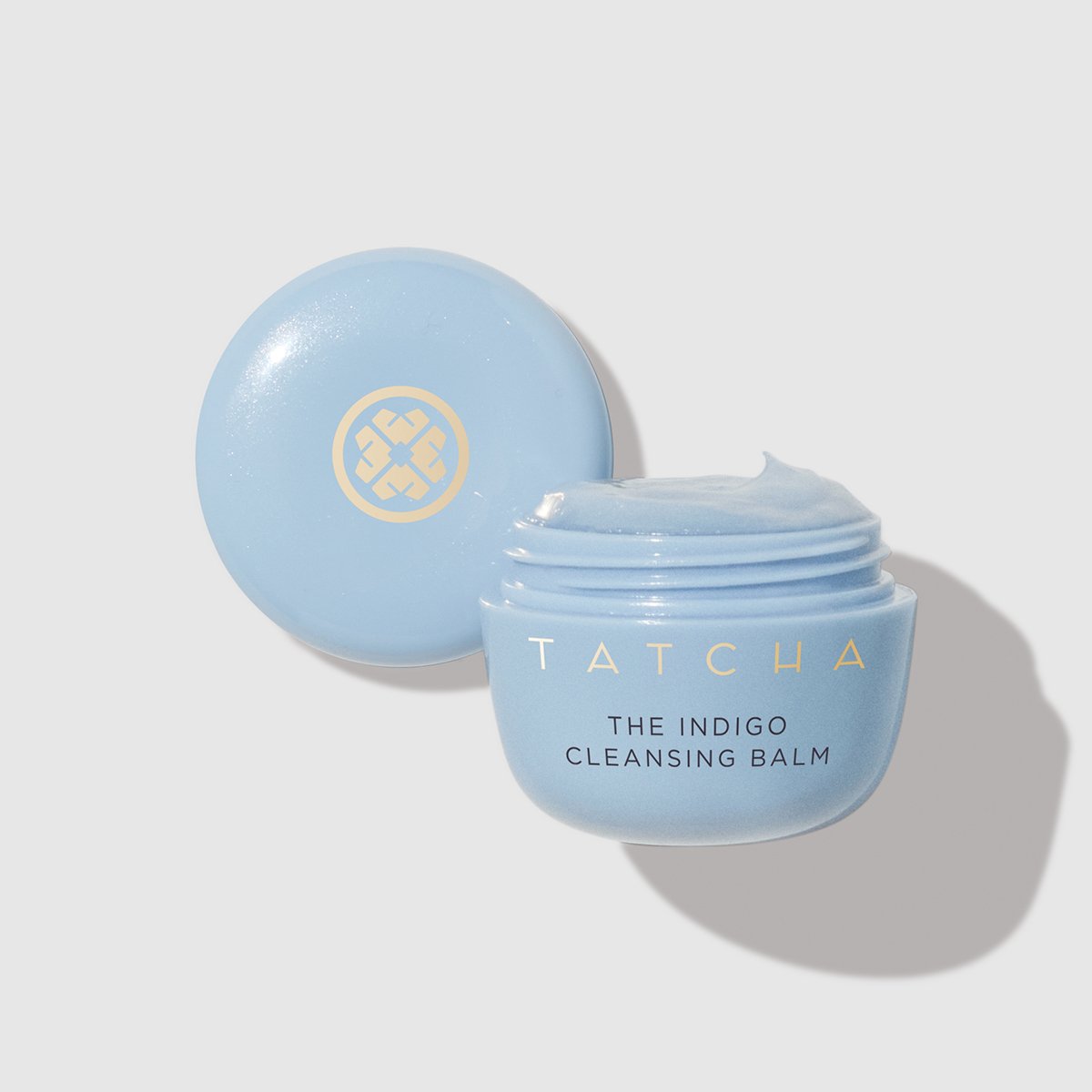 Indigo Cleansing Balm Mini with cap off