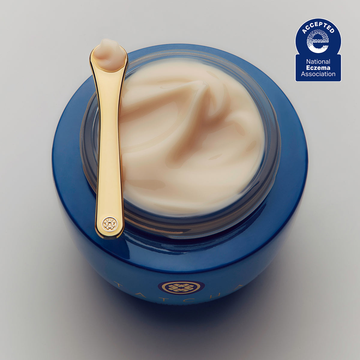 Product texture shot of the Tatcha Indigo Overnight Repair in the component