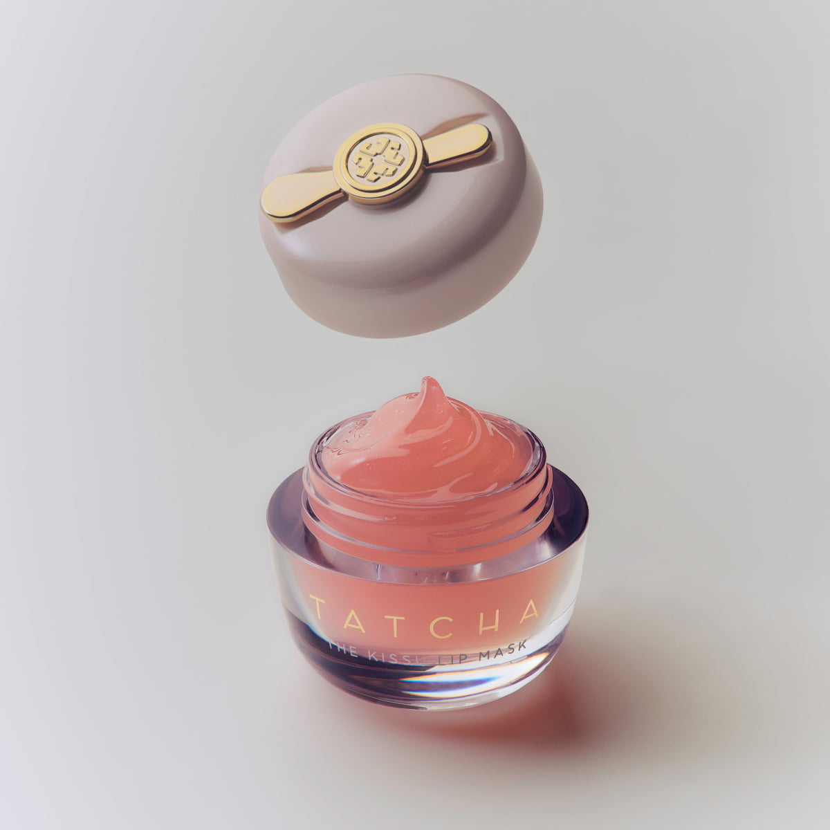 Product texture shot of the Tatcha Kissu Lip Mask in the component
