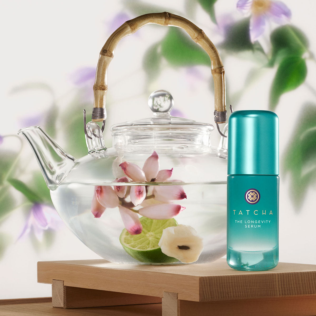 Okinawa cellescence complex pictured next to the longevity serum