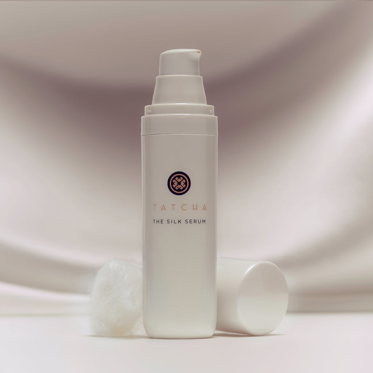 Product shot of the Tatcha Silk Serum in the component